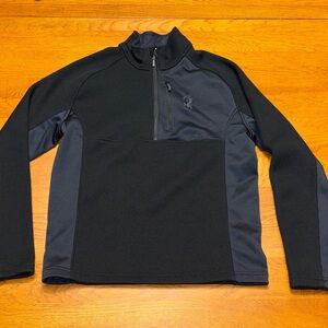 Spyder medium Men's Black and Dark Gray Performance Jacket